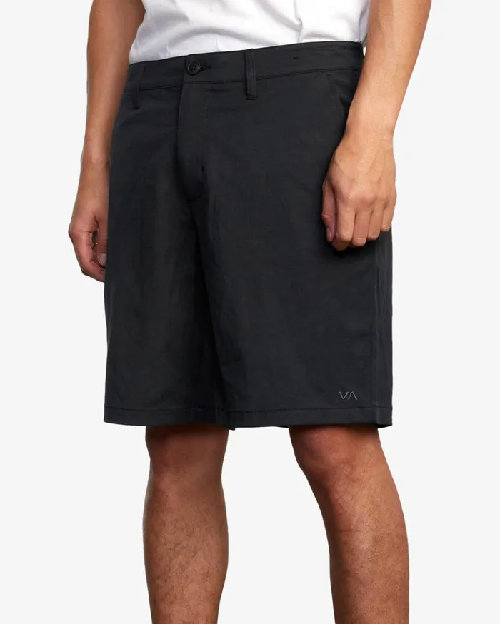 RVCA Shorts Hybrids Back In Hybrid 19034 Shorts Black 8211 Men