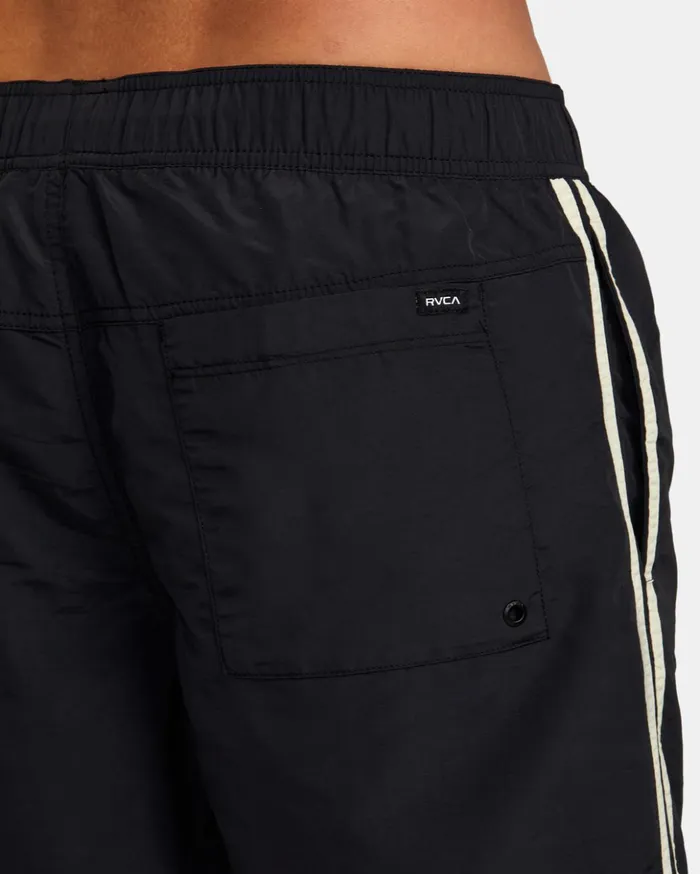 RVCA Shorts Hybrids Breakout Elastic Waist Boardshorts 16034 Black 8211 Men