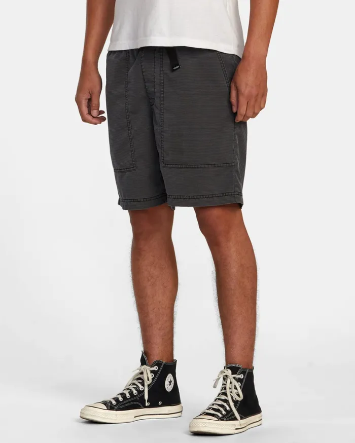 RVCA Shorts Hybrids Civic City Elastic Waist Shorts Rvca Black 8211 Men