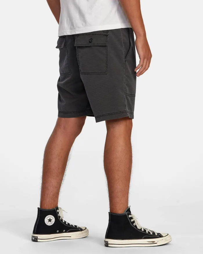 RVCA Shorts Hybrids Civic City Elastic Waist Shorts Rvca Black 8211 Men