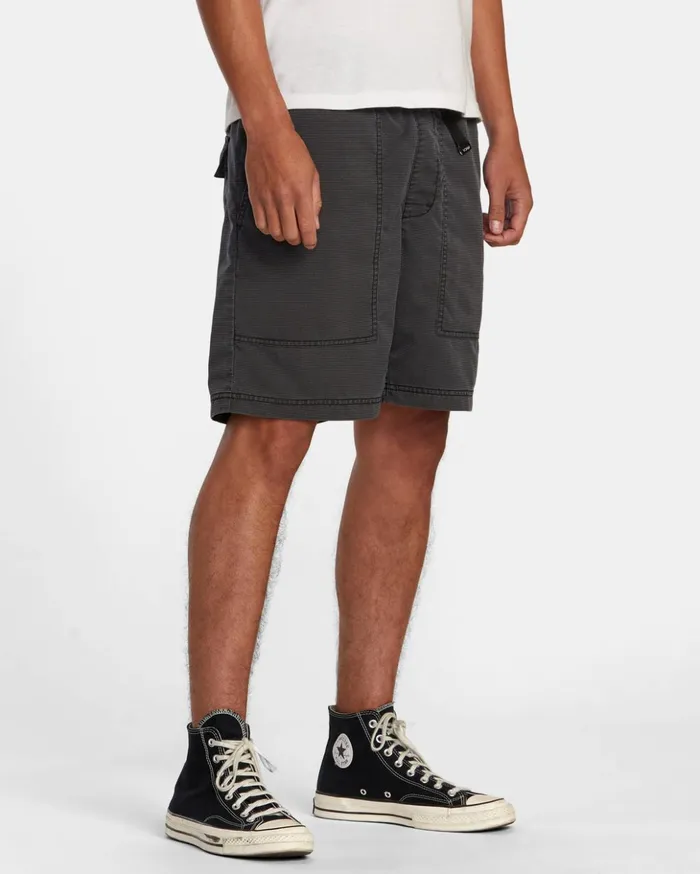 RVCA Shorts Hybrids Civic City Elastic Waist Shorts Rvca Black 8211 Men