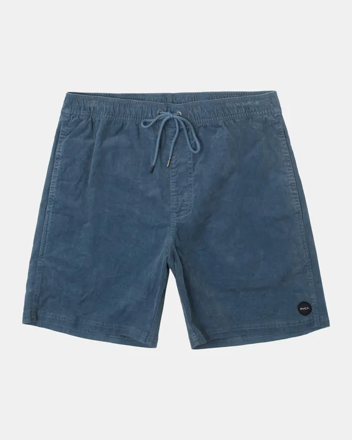 RVCA Shorts Hybrids Escape Elastic Waist Corduroy Shorts 17 Light Duck Blue 8211 Men RVCA Shorts Hybrids Escape Elastic Waist Corduroy Shorts 17 Light Duck Blue 8211 Men