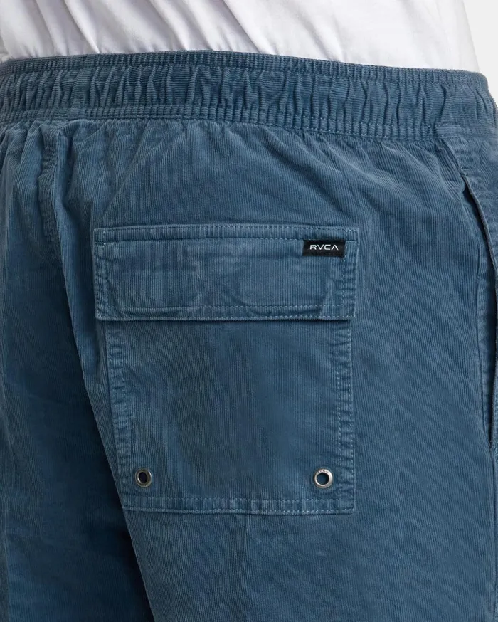 RVCA Shorts Hybrids Escape Elastic Waist Corduroy Shorts 17 Light Duck Blue 8211 Men RVCA Shorts Hybrids Escape Elastic Waist Corduroy Shorts 17 Light Duck Blue 8211 Men