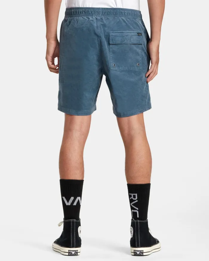 RVCA Shorts Hybrids Escape Elastic Waist Corduroy Shorts 17 Light Duck Blue 8211 Men RVCA Shorts Hybrids Escape Elastic Waist Corduroy Shorts 17 Light Duck Blue 8211 Men