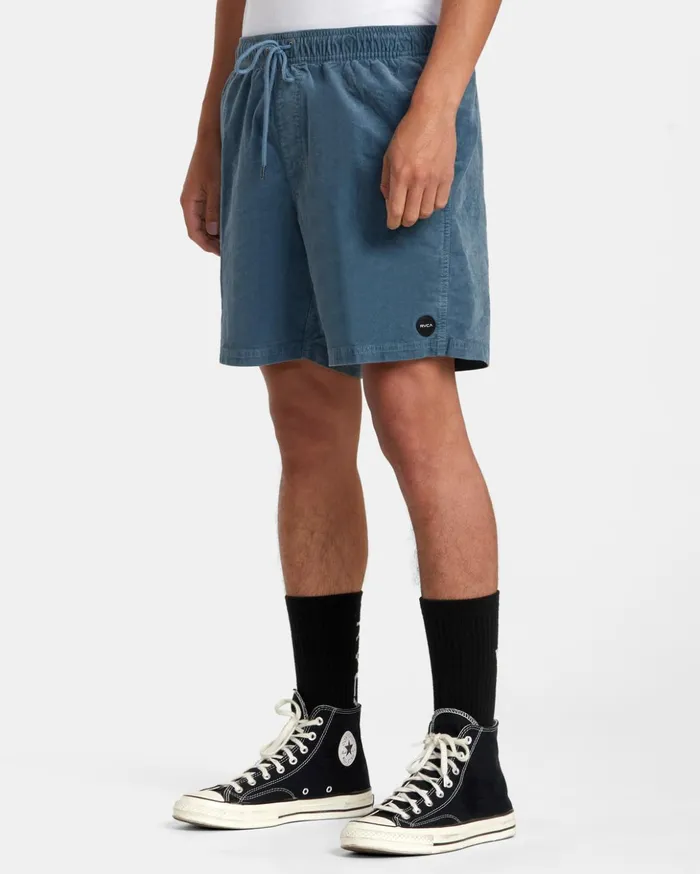 RVCA Shorts Hybrids Escape Elastic Waist Corduroy Shorts 17 Light Duck Blue 8211 Men RVCA Shorts Hybrids Escape Elastic Waist Corduroy Shorts 17 Light Duck Blue 8211 Men