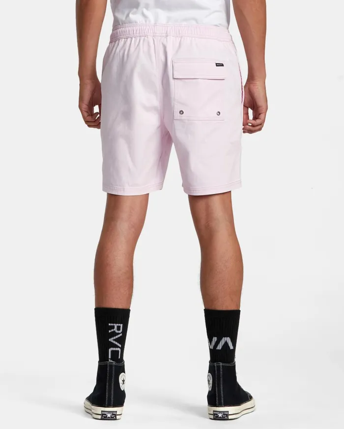 RVCA Shorts Hybrids Escape Elastic Waist Walkshorts 17 Light Pink 8211 Men