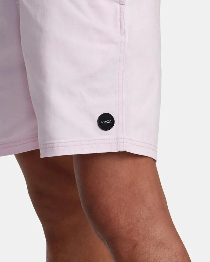 RVCA Shorts Hybrids Escape Elastic Waist Walkshorts 17 Light Pink 8211 Men