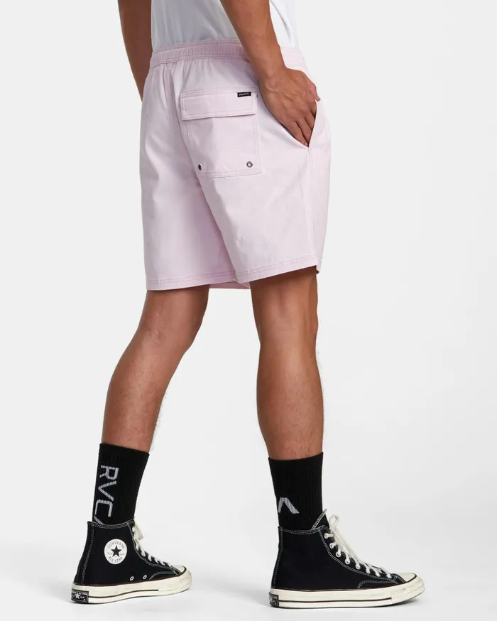 RVCA Shorts Hybrids Escape Elastic Waist Walkshorts 17 Light Pink 8211 Men