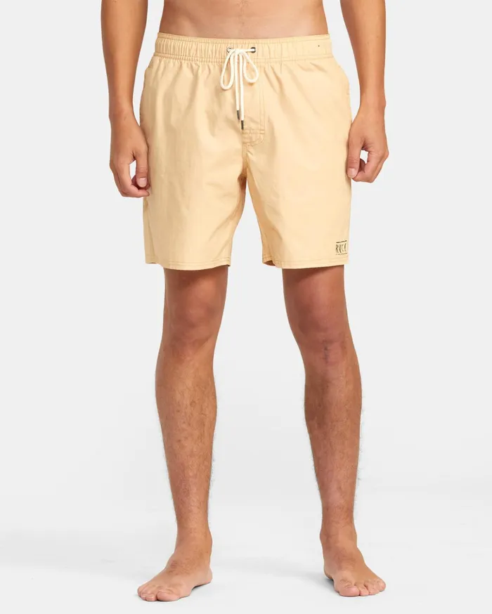 RVCA Shorts Hybrids Opposites Elastic Waist 2 Boardshorts 17034 Tangerine 8211 Men