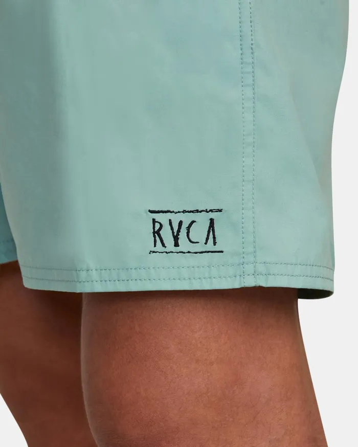 RVCA Shorts Hybrids Opposites Hybrid Elasticized Shorts Green Haze 8211 Men