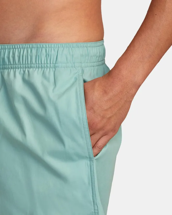 RVCA Shorts Hybrids Opposites Hybrid Elasticized Shorts Green Haze 8211 Men