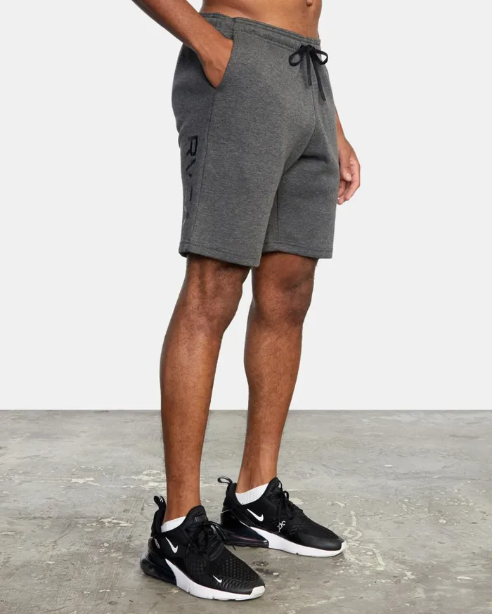 RVCA Shorts Hybrids Sport Elastic Waist Walkshorts IV 19034 Smokey Grey Heather 8211 Men RVCA Shorts Hybrids Sport Elastic Waist Walkshorts IV 19034 Smokey Grey Heather 8211 Men