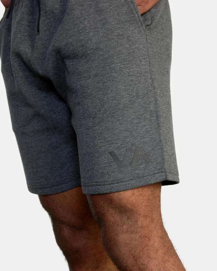 RVCA Shorts Hybrids Sport Elastic Waist Walkshorts IV 19034 Smokey Grey Heather 8211 Men RVCA Shorts Hybrids Sport Elastic Waist Walkshorts IV 19034 Smokey Grey Heather 8211 Men