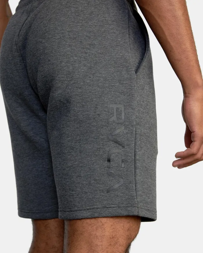RVCA Shorts Hybrids Sport Elastic Waist Walkshorts IV 19034 Smokey Grey Heather 8211 Men RVCA Shorts Hybrids Sport Elastic Waist Walkshorts IV 19034 Smokey Grey Heather 8211 Men