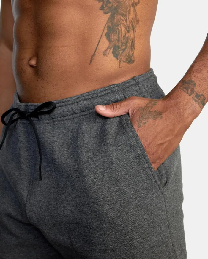 RVCA Shorts Hybrids Sport Elastic Waist Walkshorts IV 19034 Smokey Grey Heather 8211 Men RVCA Shorts Hybrids Sport Elastic Waist Walkshorts IV 19034 Smokey Grey Heather 8211 Men