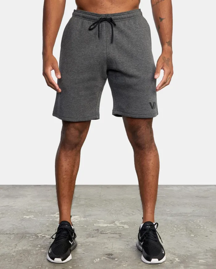 RVCA Shorts Hybrids Sport Elastic Waist Walkshorts IV 19034 Smokey Grey Heather 8211 Men RVCA Shorts Hybrids Sport Elastic Waist Walkshorts IV 19034 Smokey Grey Heather 8211 Men