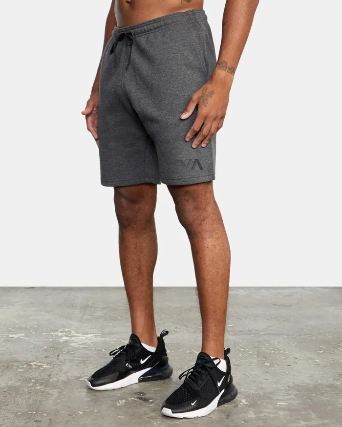 RVCA Shorts Hybrids Sport Elastic Waist Walkshorts IV 19034 Smokey Grey Heather 8211 Men RVCA Shorts Hybrids Sport Elastic Waist Walkshorts IV 19034 Smokey Grey Heather 8211 Men