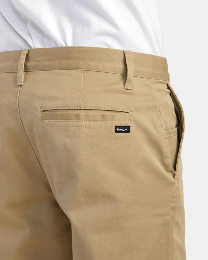 RVCA Shorts Hybrids Weekend Stretch Chino Shorts 20034 Khaki 8211 Men