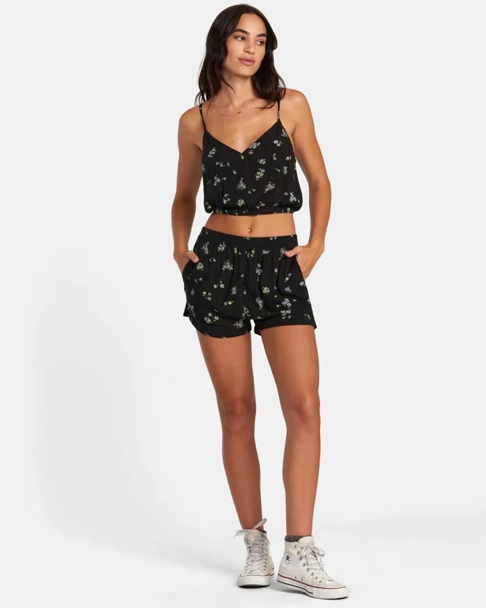 RVCA Shorts Skirts Sawyer Eco Viscose Shorts Rvca Black 8211 Women