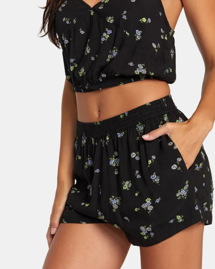 RVCA Shorts Skirts Sawyer Eco Viscose Shorts Rvca Black 8211 Women