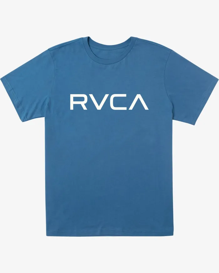 RVCA Tees Tanks Boy039s Big RVCA Tee Cool Blue 8211 Boys