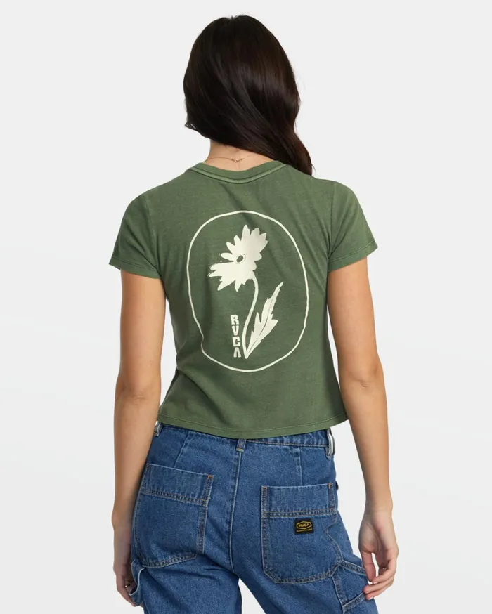 RVCA Tees Tanks Shine TShirt Leaf 8211 Women