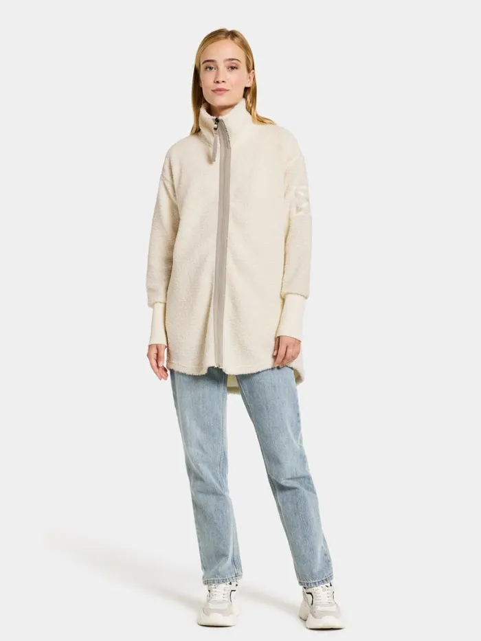 Sally FullZip White Foam Women Didriksons Spring Jackets
