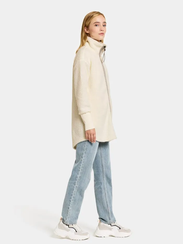 Sally FullZip White Foam Women Didriksons Spring Jackets