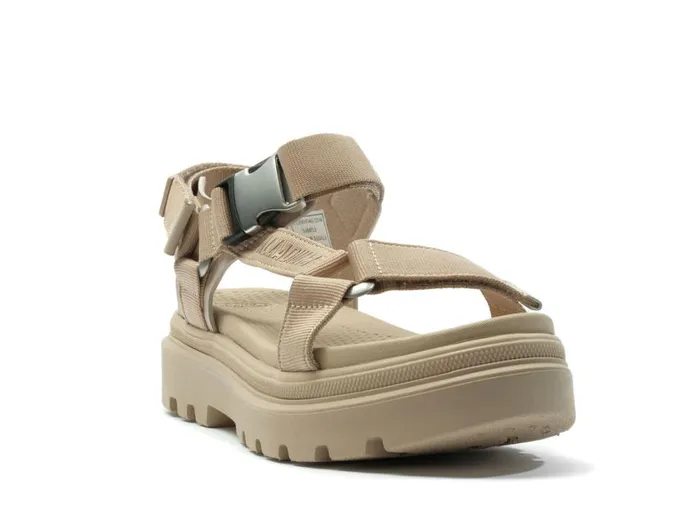 Sandals Women PALLADIUM PALLACRUISE STRAP Beige Tan Sandals Women PALLADIUM PALLACRUISE STRAP Beige Tan