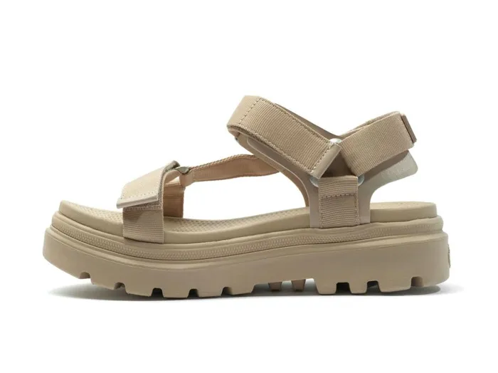 Sandals Women PALLADIUM PALLACRUISE STRAP Beige Tan Sandals Women PALLADIUM PALLACRUISE STRAP Beige Tan