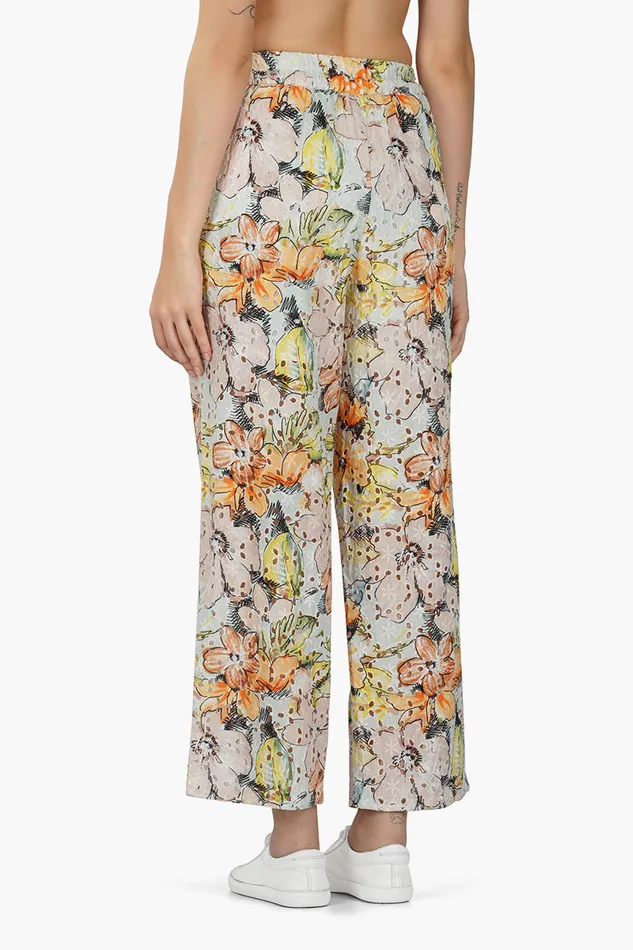 Sandro Printed Pants Pants America and Beyond Women