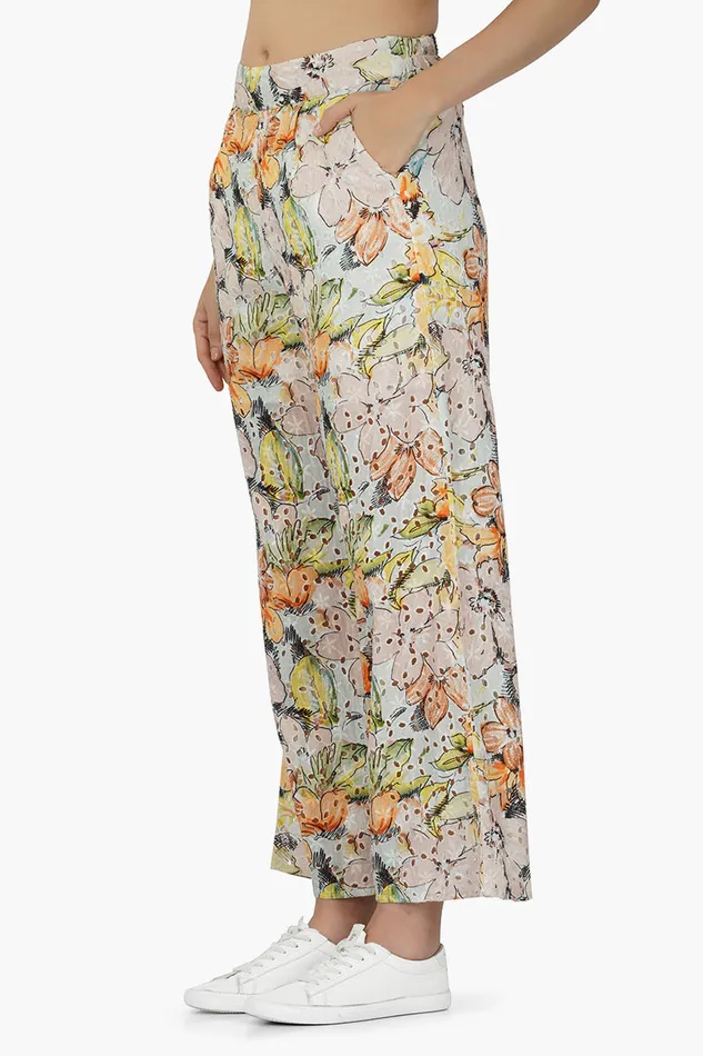 Sandro Printed Pants Pants America and Beyond Women