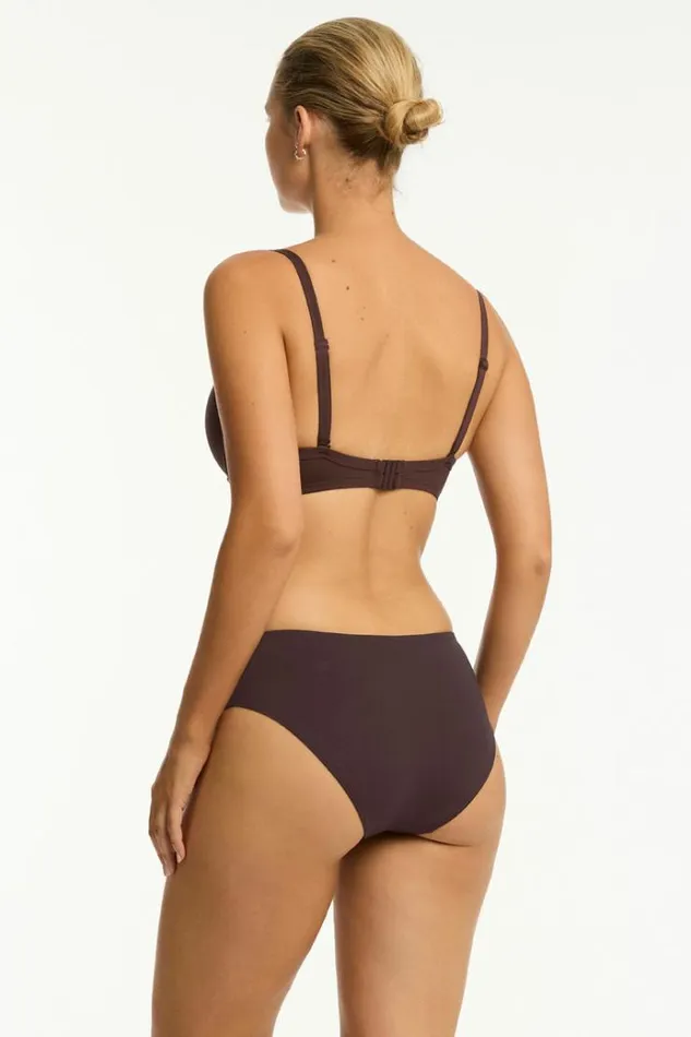 Sea Level Bottoms Essentials Edit Mid Bikini Pant Eco Essentials Cocoa 8211 Women Sea Level Bottoms Essentials Edit Mid Bikini Pant Eco Essentials Cocoa 8211 Women