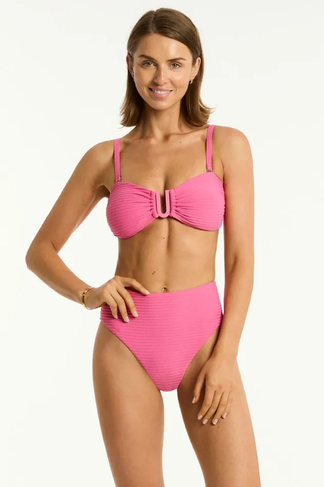 Sea Level Bottoms Spinnaker Retro High Waist Pant Spinnaker Candy 8211 Women