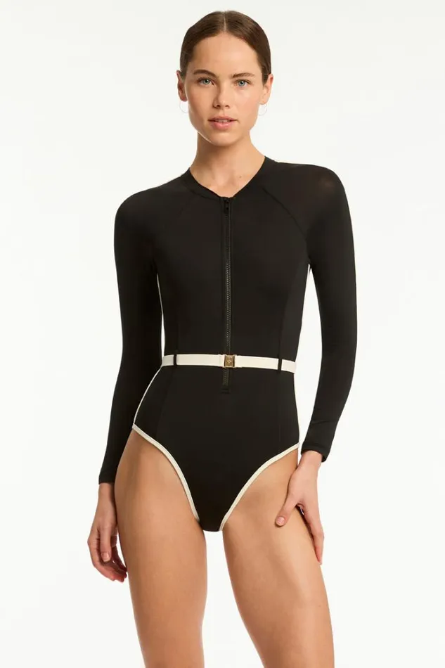 Sea Level Sustainable Swim Bound Surf Suit Bound Black 8211 Women