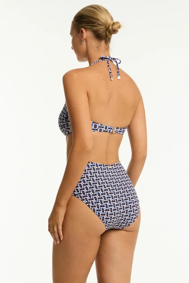 Sea Level Tops Coast V Bar Bandeau Coast Cobalt 8211 Women