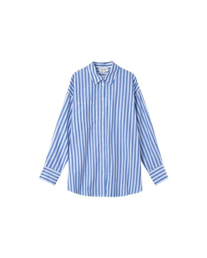 SHIRT BLEU MONTREUIL Shop Grace and Mila Longsleeves Shirts