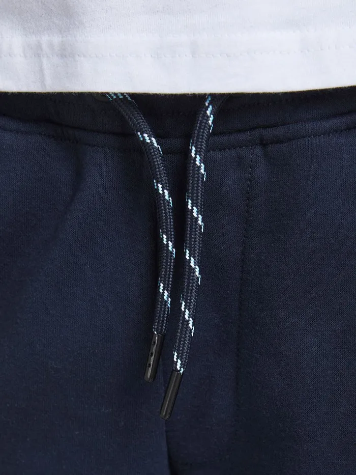Shirts JACK and JONES Junior BOYS INTERLOCK COLOUR BLOCK SWEAT SHORTS Blue Navy Blazer Popular