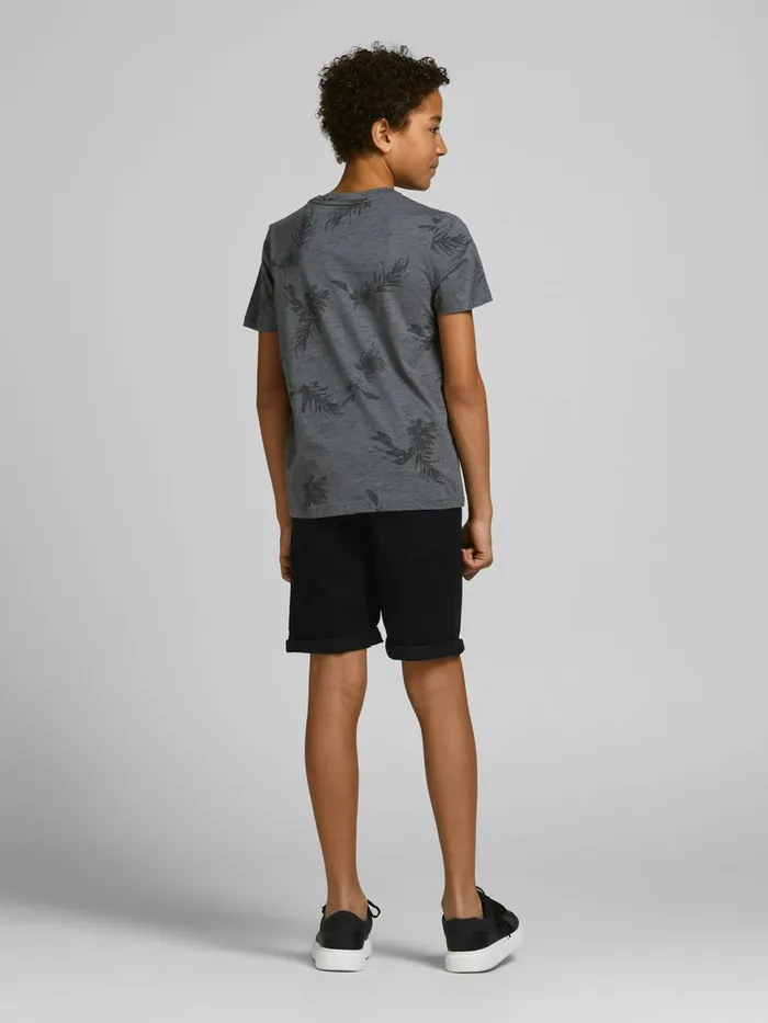 Shirts JACK and JONES Junior BOYS RICK ORIGINAL DENIM SHORTS Black Black Denim Cheap On Sale