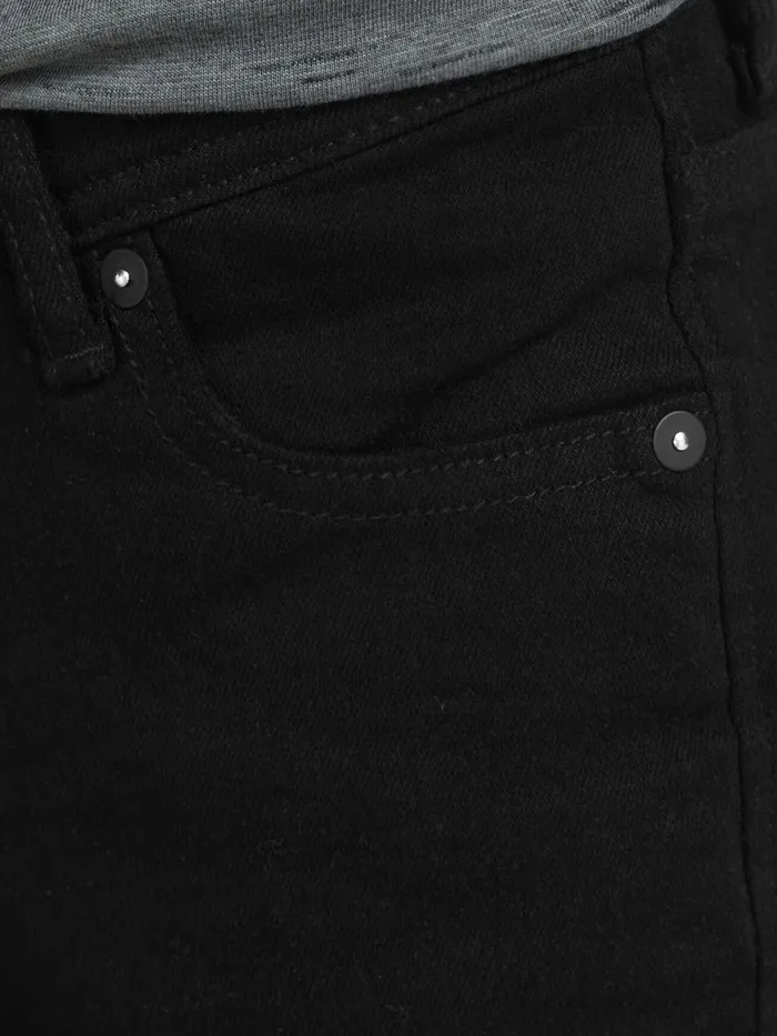 Shirts JACK and JONES Junior BOYS RICK ORIGINAL DENIM SHORTS Black Black Denim Cheap On Sale