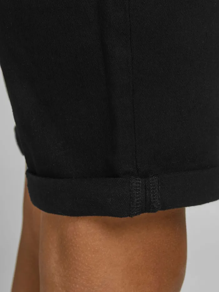 Shirts JACK and JONES Junior BOYS RICK ORIGINAL DENIM SHORTS Black Black Denim Cheap On Sale