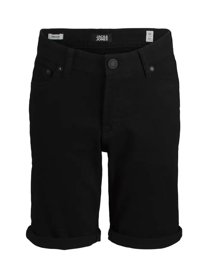 Shirts JACK and JONES Junior BOYS RICK ORIGINAL DENIM SHORTS Black Black Denim Cheap On Sale