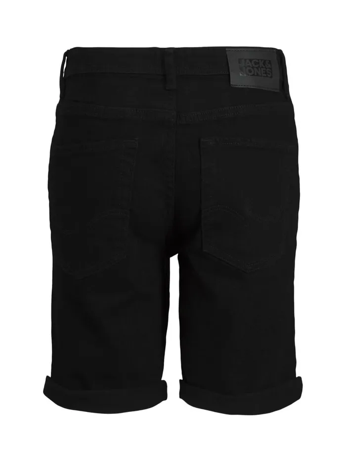 Shirts JACK and JONES Junior BOYS RICK ORIGINAL DENIM SHORTS Black Black Denim Cheap On Sale