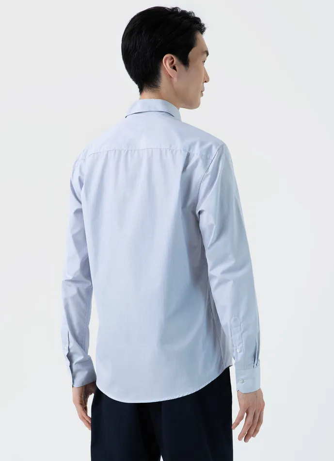 Shirts Men ussunspel Sea Island Cotton Shirt NavyWhite Shirts Men ussunspel Sea Island Cotton Shirt NavyWhite