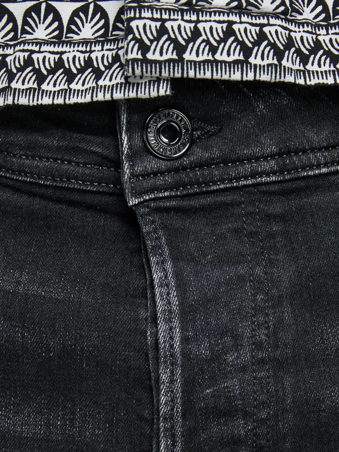 Shorts JACK and JONES Mens RICK ORG JJ 557 50SPS DENIM SHORTS Black Black Denim For Sale