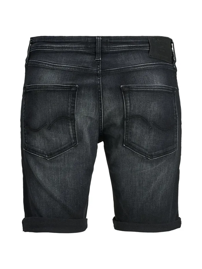 Shorts JACK and JONES Mens RICK ORG JJ 557 50SPS DENIM SHORTS Black Black Denim For Sale