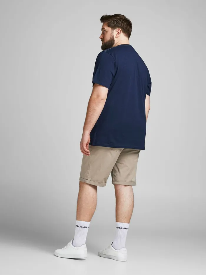 Shorts JACK and JONES Mens RICK ORIGINAL PLUS SIZE SHORTS Beige Crockery On Sale