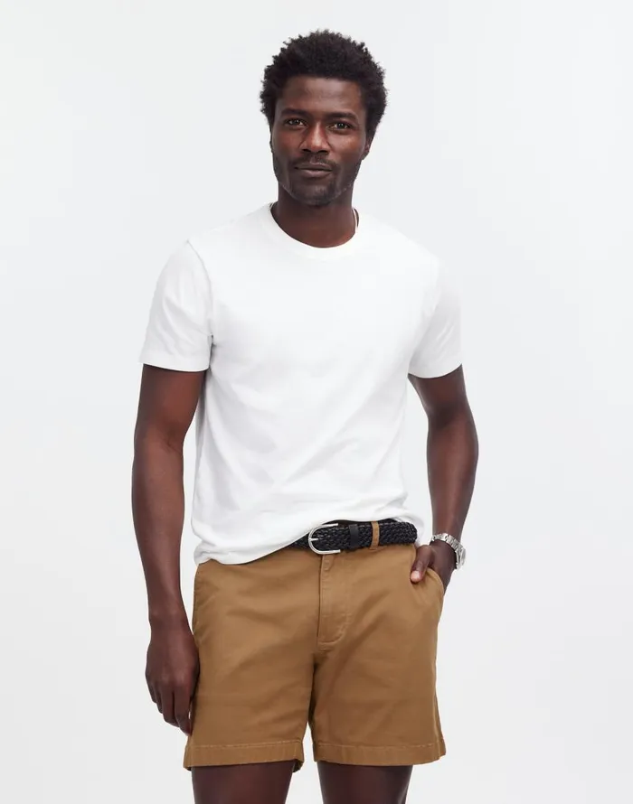 Shorts Men Madewell 7034 Chino Shorts Faded Birch