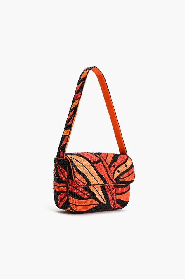 Shoulder Bags America and Beyond Women Orange Petal Canopy Shoulder Bag