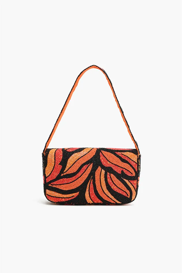 Shoulder Bags America and Beyond Women Orange Petal Canopy Shoulder Bag